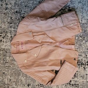 Girls faux leather jacket